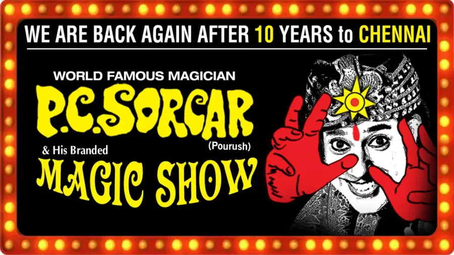 P.C. Sorcar's Spectacular "Indrajal" Magic Show Returns to Chennai in 2025