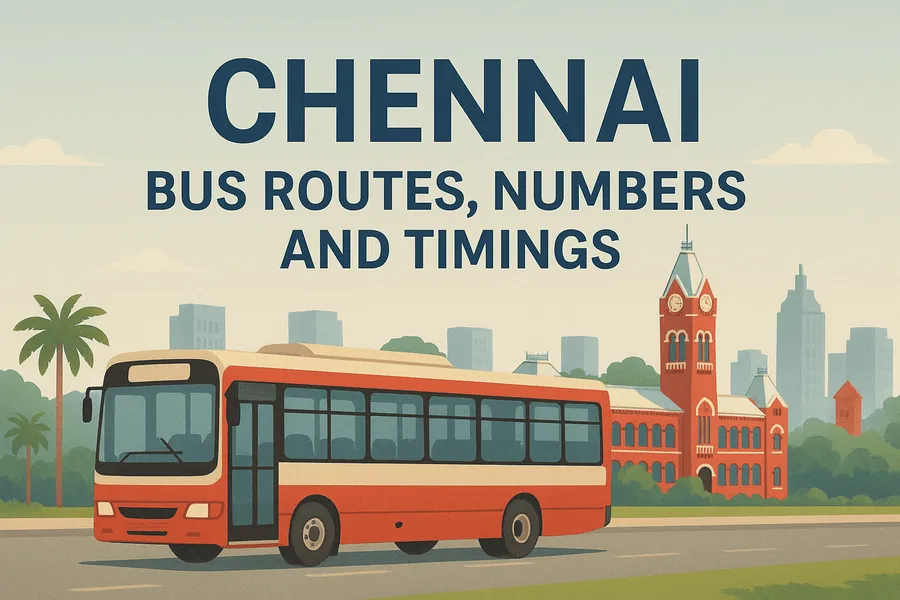 Chennai MTC bus routes, numbers, stops, and timings guide